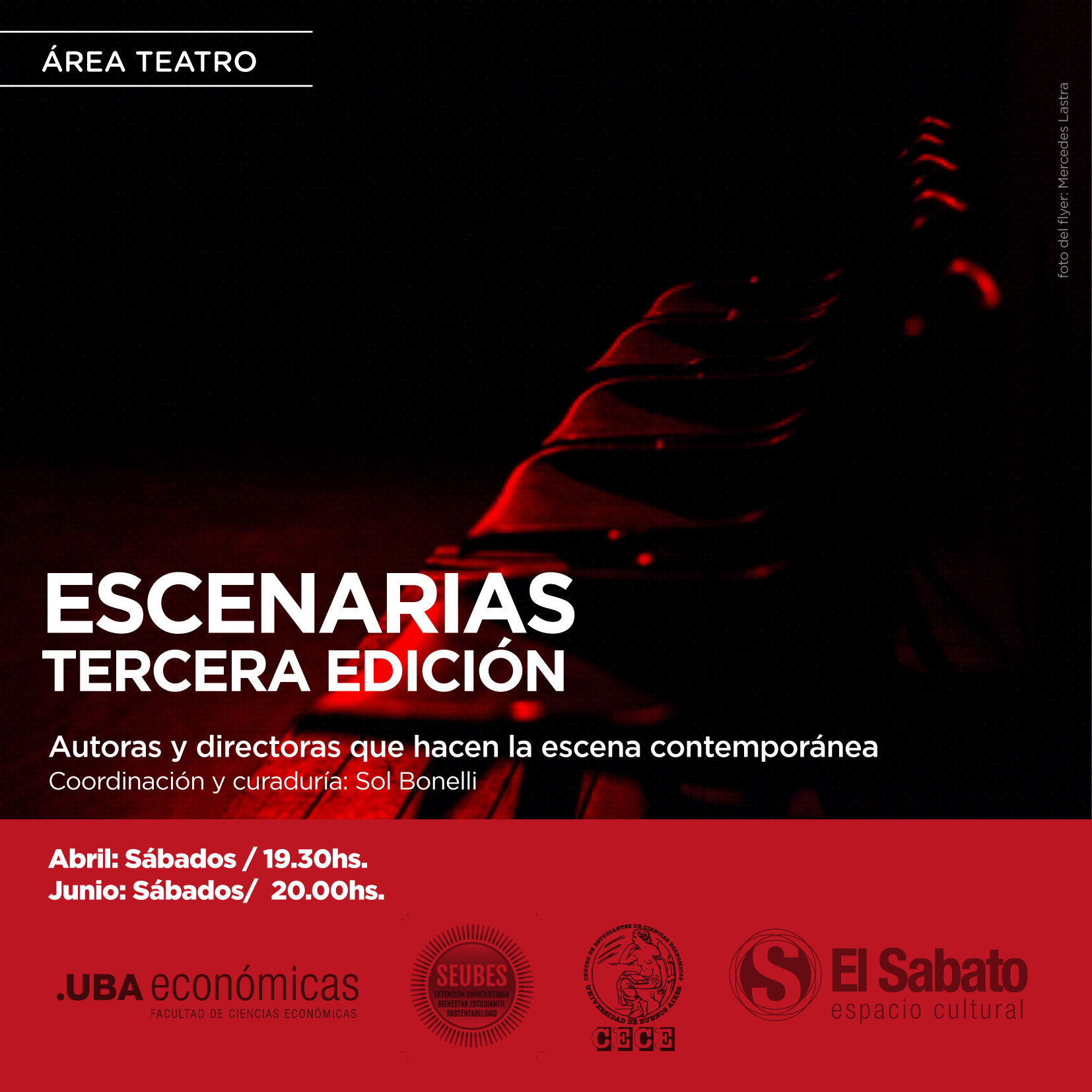 ESCENARIAS -Tercera edición- autoras y directoras que hacen la escena contemporánea