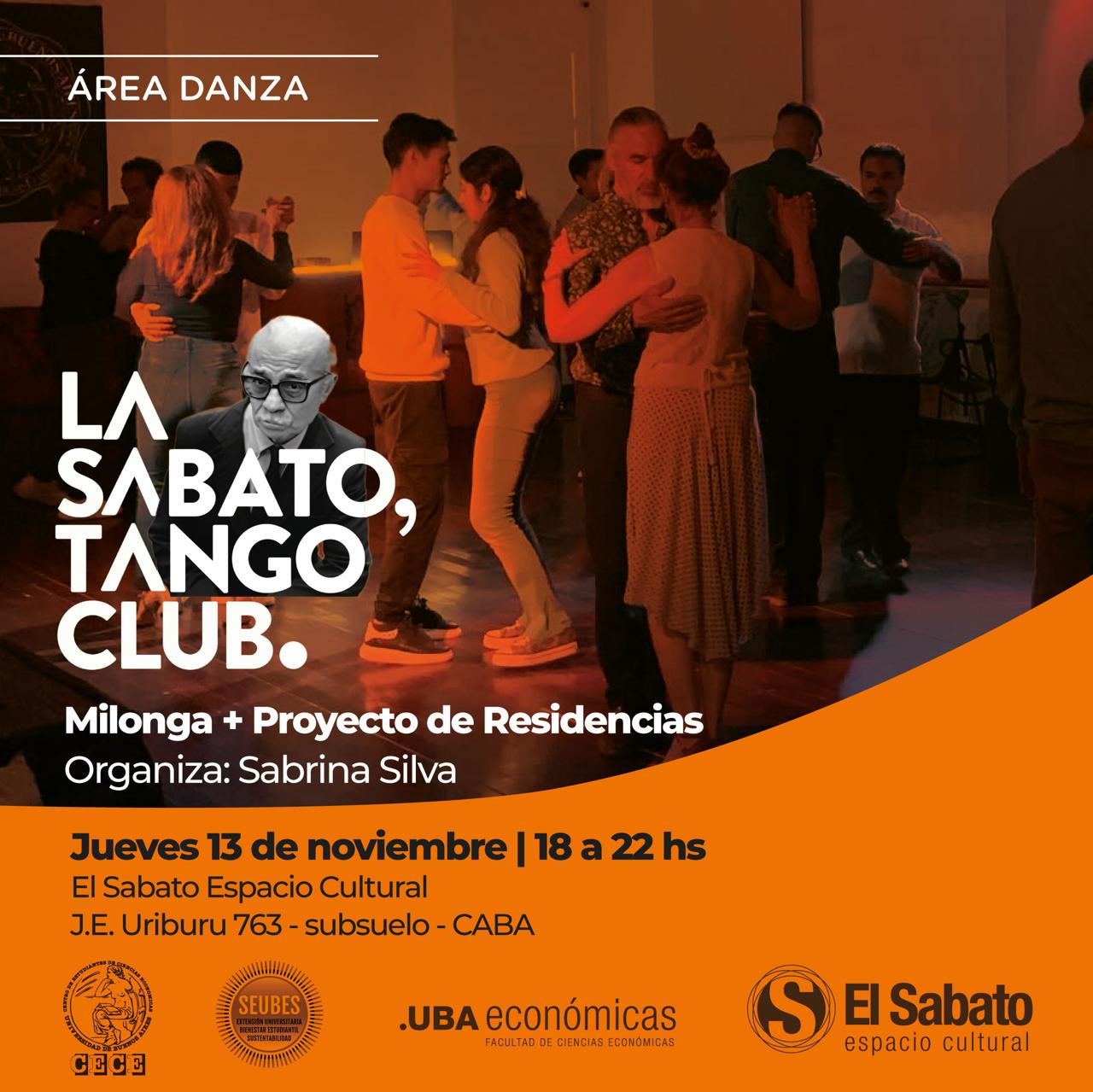 La Sabato Tango Club: Milonga + Proyectos de Residencias