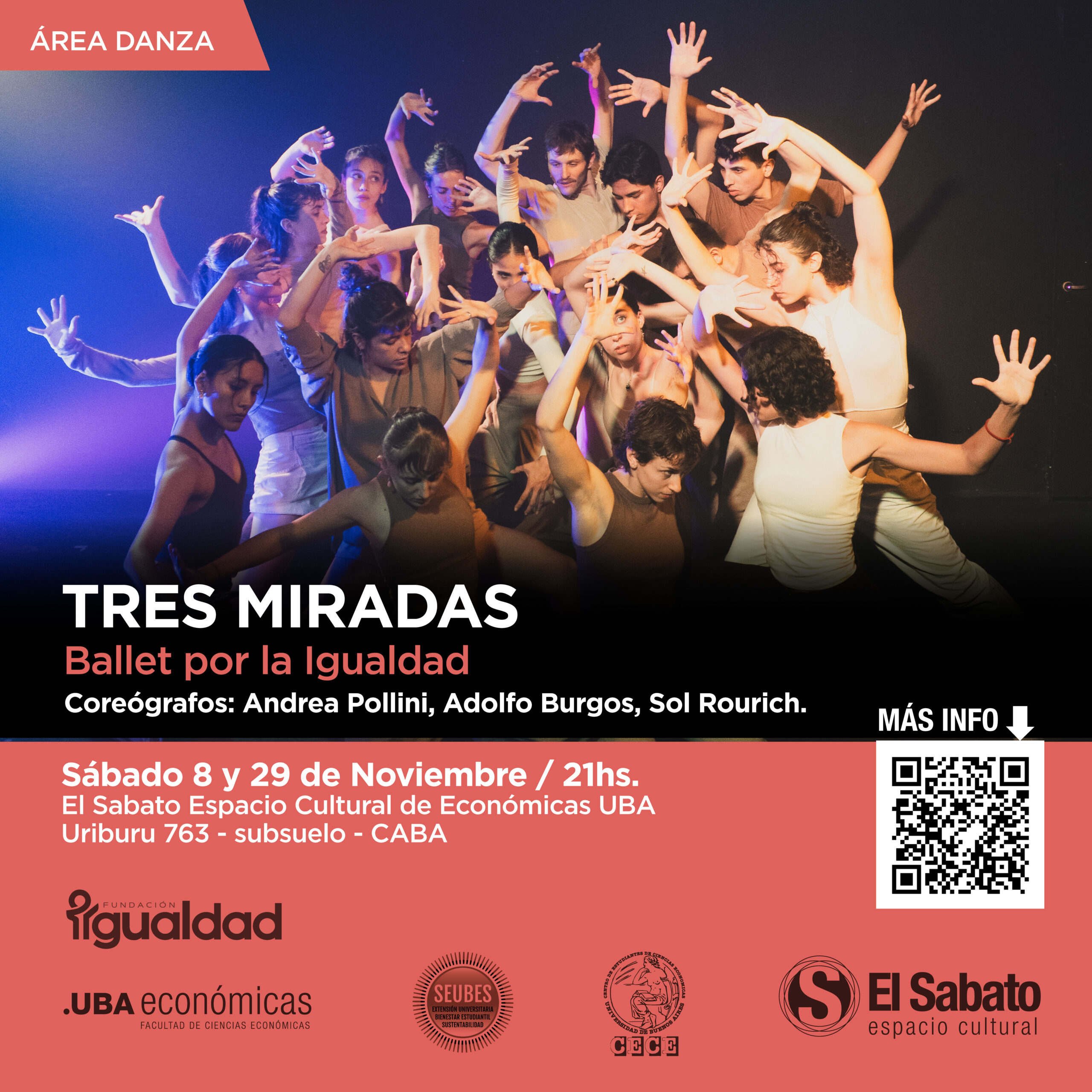 TRES MIRADAS, UNA NOCHE DE DANZA